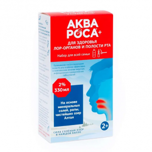 АкваРоса набор 2% 330мл