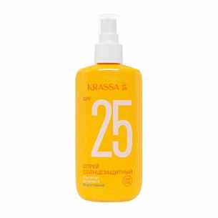 KRASSA СОЛНЦЕЗАЩИТНАЯ СЕРИЯ СПРЕЙ SPF 25 150МЛ