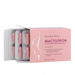 Фитосбор Фитол-1 Мастопроф 450мг №30 и/у БАД