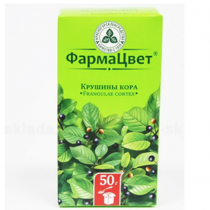 Крушины кора измельчённая пачка 50г 