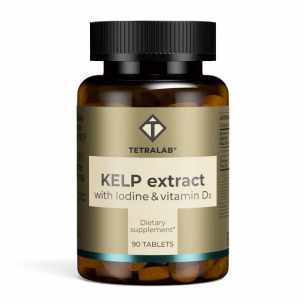 Tetralab Kelp экстракт с витамином D3 таблетки массой 550мг №90
