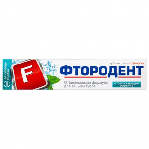 Фтородент зубная паста отбеливающая формула 62 г
