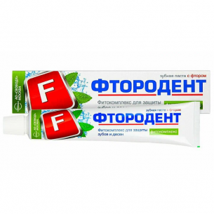 Фтородент Фитокомплекс зубная паста туба 62г