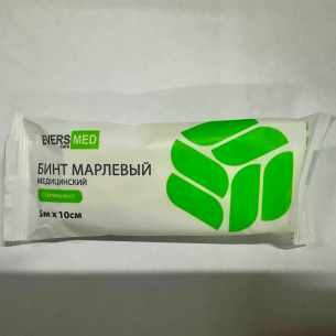 БИНТ МАРЛЕВ. МЕДИЦ. EVERSMED СТЕР. 5М Х10СМ