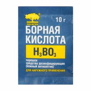 Борная кислота косм. средство для ухода за кожей 10г №1