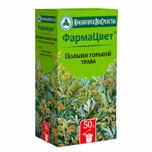 Полыни горькой трава измельченная пачка 50г 