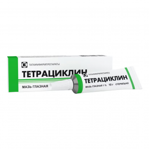 Тетрациклин мазь глаз 1 % 10 г х1