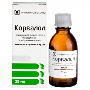 Корвалол капли для приема внутрь флакон-капельница 25мл