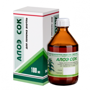 Алоэ сок флакон 100мл