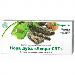Дуба кора Лекра-СЭТ порошок фильтр-пакеты 1,5г №20