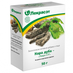 Дуба кора Лекра-СЭТ пачка 50г