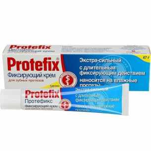 Протефикс крем фиксирующий для зубных протезов экстра сильный 40 мл/47 г