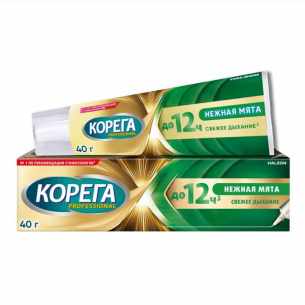 Корега Professional Нежная мята крем для фиксации зубных протезов туба 40г