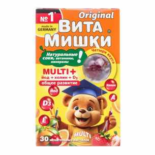 ВитаМишки Multi+ жевательные пастилки массой 2400мг №30