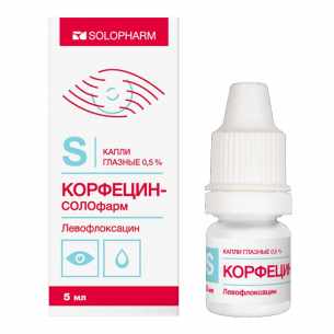 Корфецин-СОЛОфарм капли глазные 0,5% флакон-капельница 5мл