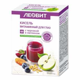 Леовит кисель витаминный для глаз с черникой и лютеином пакет 18г №5