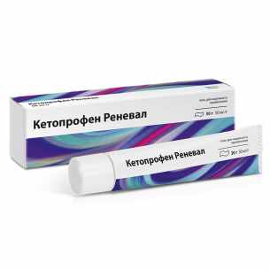Кетопрофен Реневал гель для наружного применения 50мг/г туба 30г