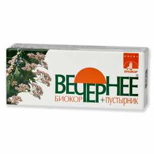 Вечернее+пустырник биокор №60 валериана + пустырник