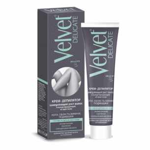 Velvet крем- депилятор замедляющий рост волос и предотвращающий их врастание 100мл