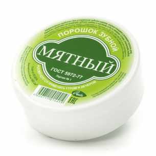Зубной порошок мятный банка 140см3