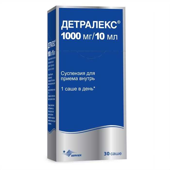 Детралекс суспензия для приема внутрь 1000мг/10мл саше 10мл №30