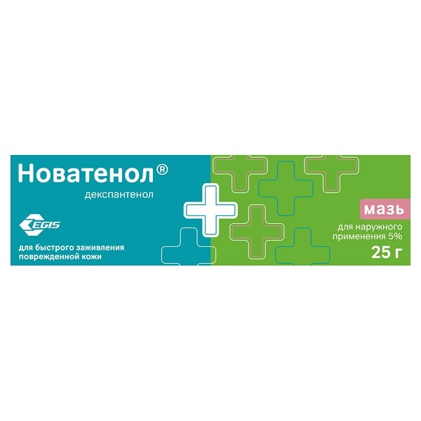 Новатенол мазь для наружного применения 5% туба 25г 