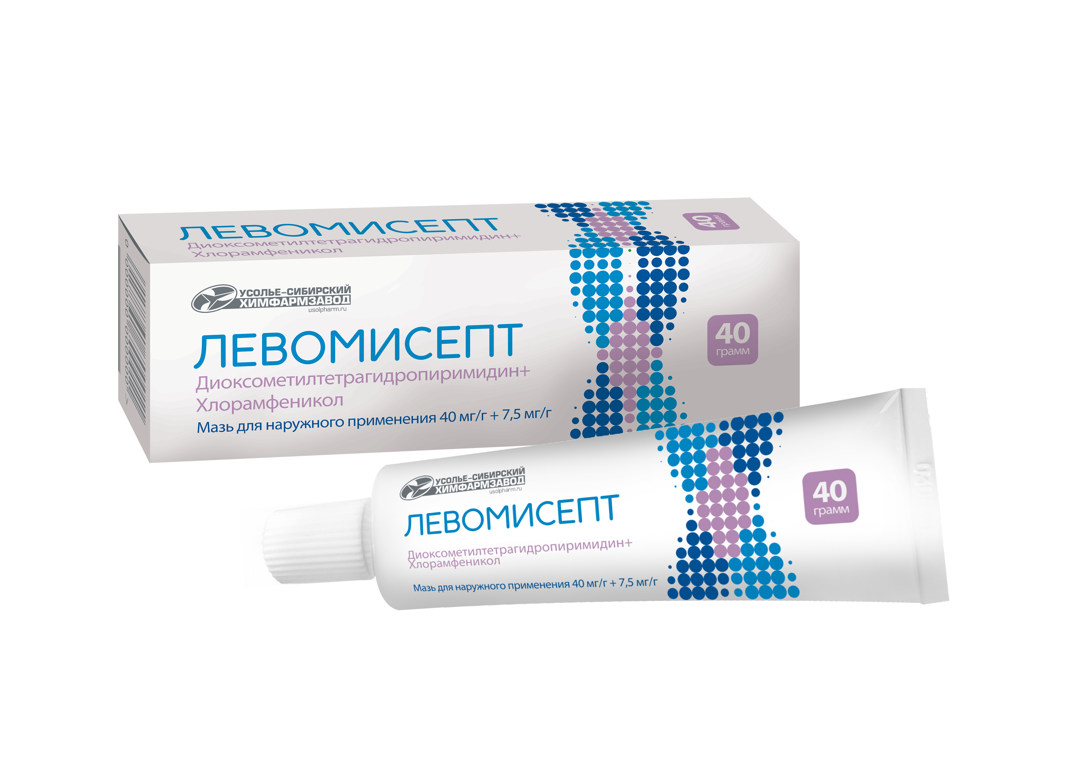 Левомисепт мазь для наружного применения 40г