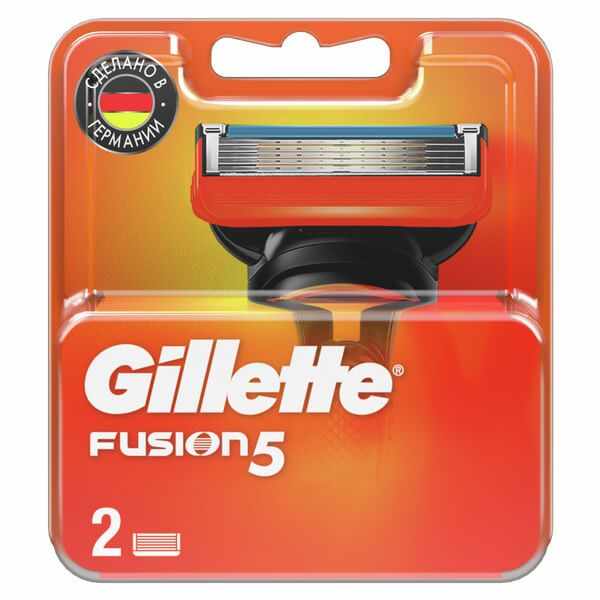 Gillette fusion сменные кассеты для бритья №2