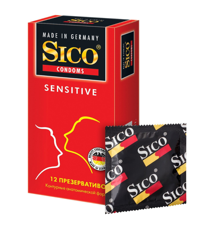ПРЕЗЕРВАТИВЫ SICO SENSITIVE КОНТУРНЫЕ №12