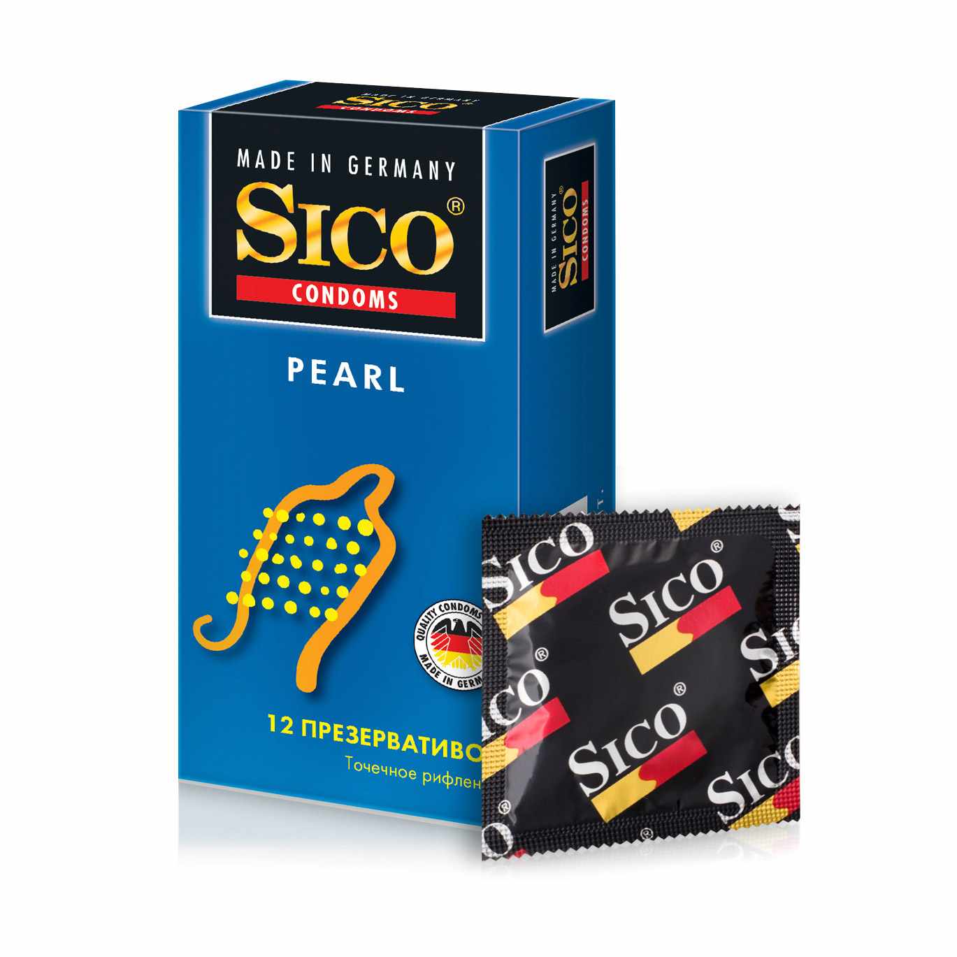 ПРЕЗЕРВАТИВЫ SICO PEARL ТОЧЕЧНОЕ РИФЛЕНИЕ №12