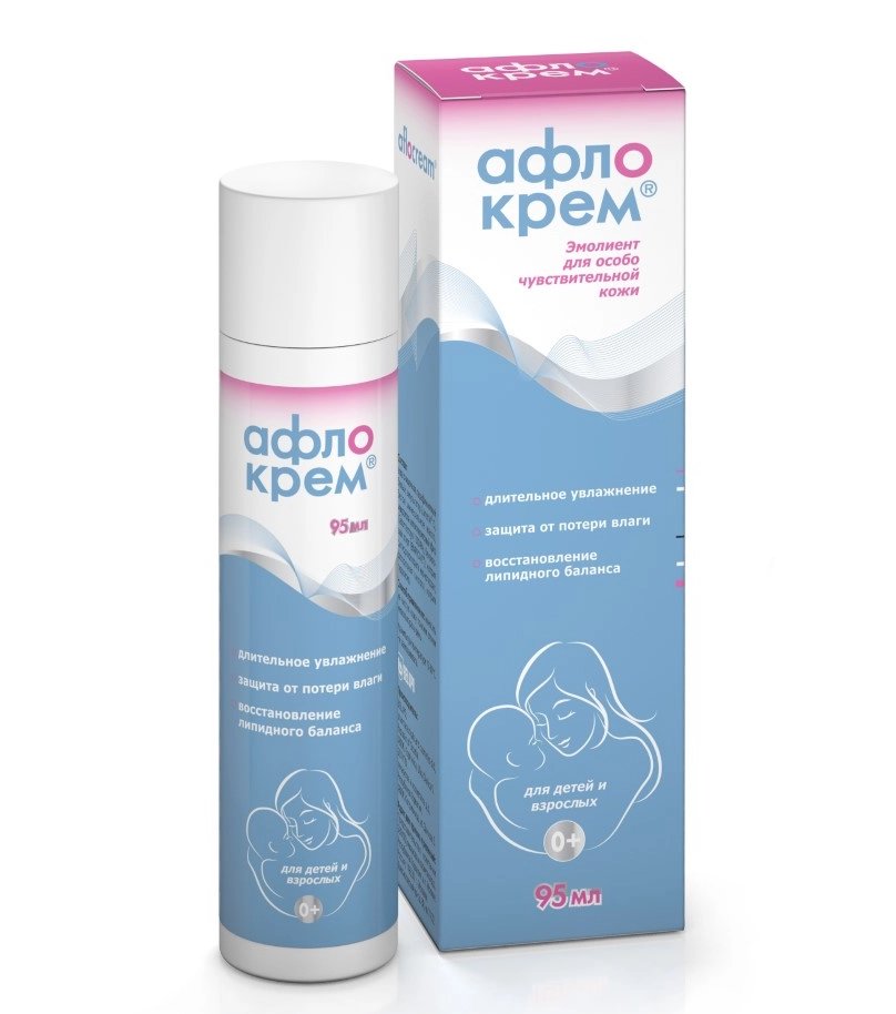Афлокрем эмолиент для особо чувствительной кожи 95мл