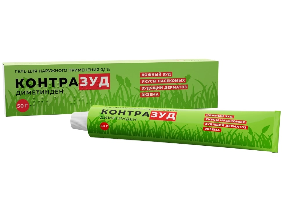 КОНТРАЗУД ГЕЛЬ Д/НАР. ПРИМ. 0,1% ТУБА 50Г №1