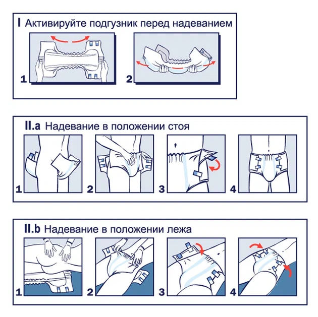 Сени super classic large подгузники для взрослых обхват талии и бедер 100-150см №30