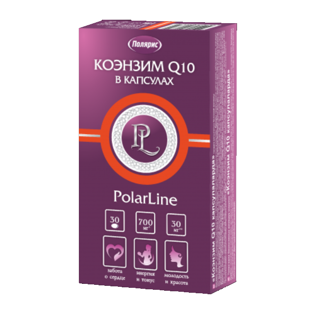 КОЭНЗИМ Q-10 В КАПСУЛАХ N30 КАПС /ПОЛЯРИС/
