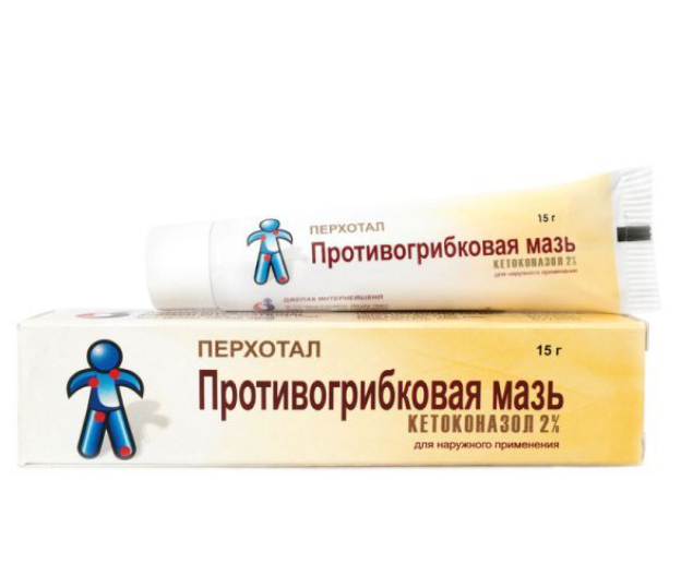 Перхотал мазь для наружного применения 2% туба 15г
