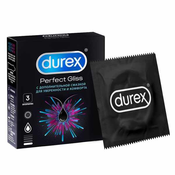 Durex perfect gliss презервативы №