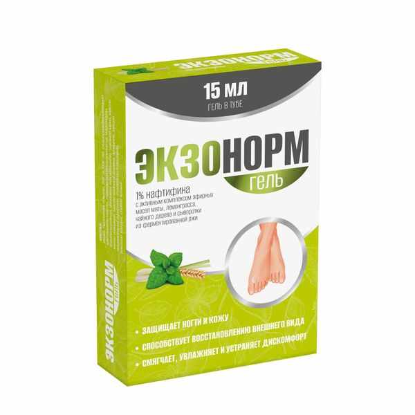 Экзонорм гель для ногтей и кожи для наружного применения туба 1% туба 15мл