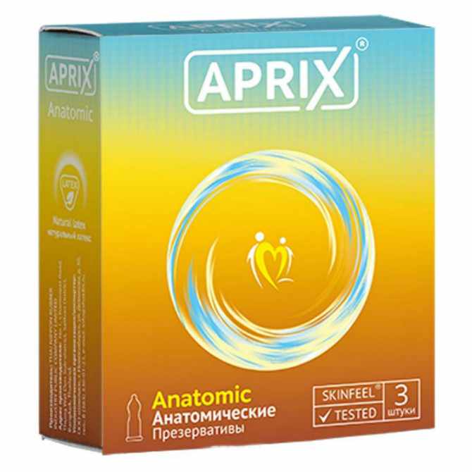 ПРЕЗЕРВАТИВЫ АПРИКС ANATOMIC (АНАТОМИЧЕСКИЕ) №3