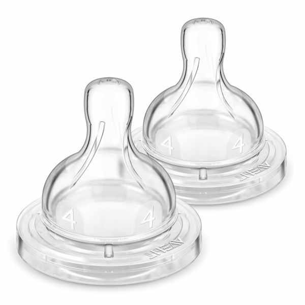 Авент Anti-colic SCF764/02 соска силиконовая быстрый поток 6мес.+ №2