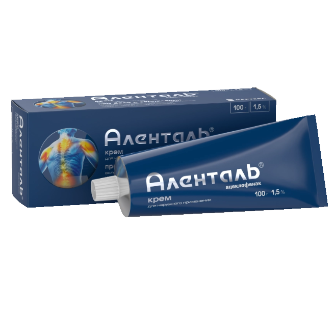 Аленталь крем для наружного применения 1,5% туба 100г