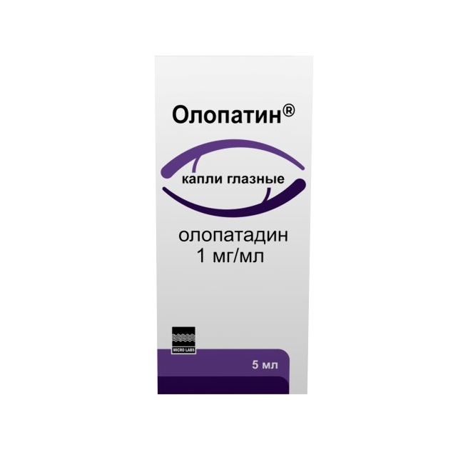 Олопатин капли глазные 1мг/мл флакон-капельница 5мл