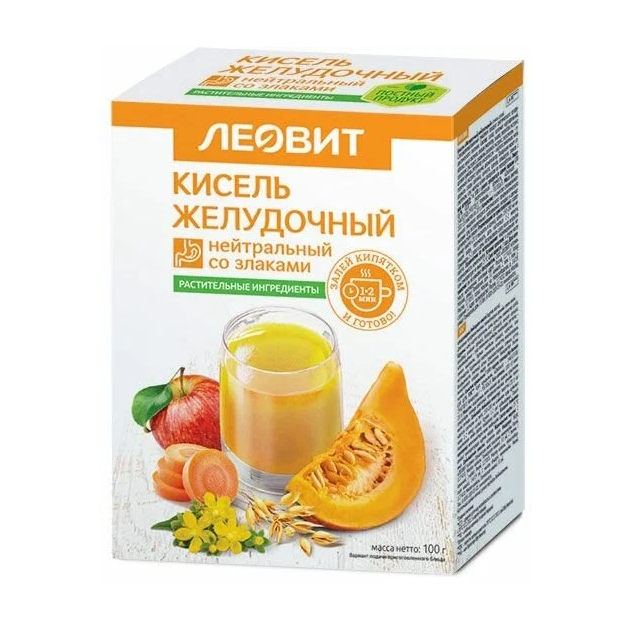 Леовит кисель желудочный нейтральный пакеты 20г №5