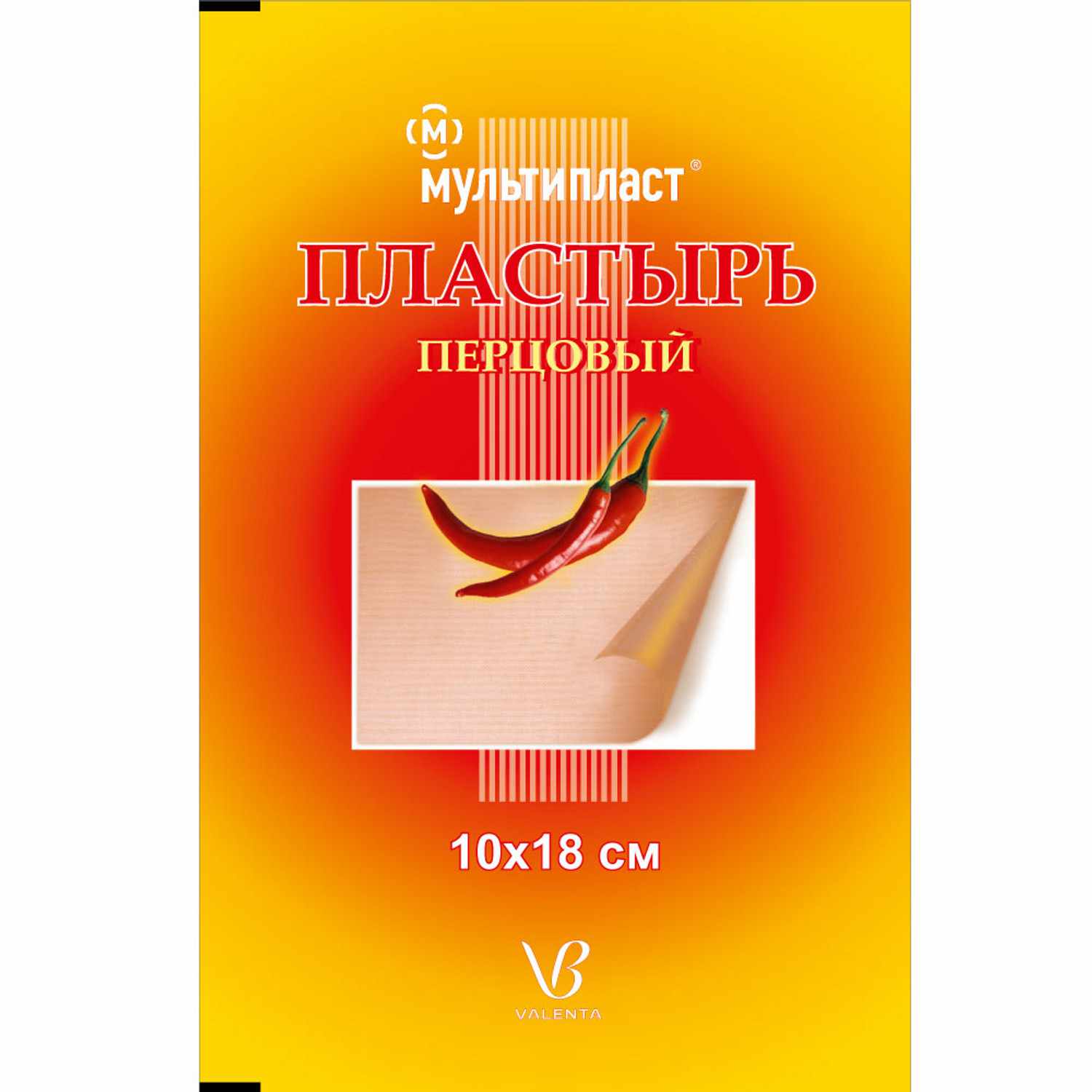Мультипласт пластырь перцовый 10х18см №1
