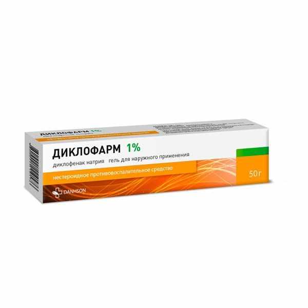 Диклофарм гель для наружного применения 1% туба 50г