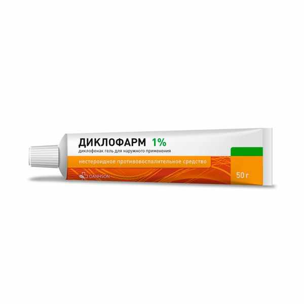Диклофарм гель для наружного применения 1% туба 50г