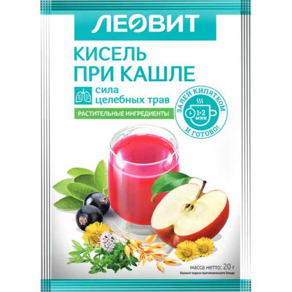 Леовит кисель при кашле со злаками пакеты 20г №5