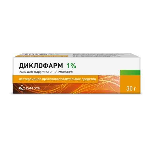 Диклофарм гель для наружного применения 1% туба 30г