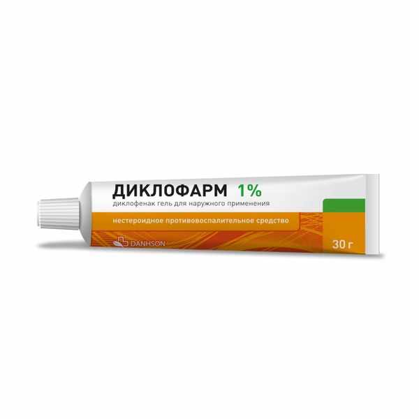 Диклофарм гель для наружного применения 1% туба 30г