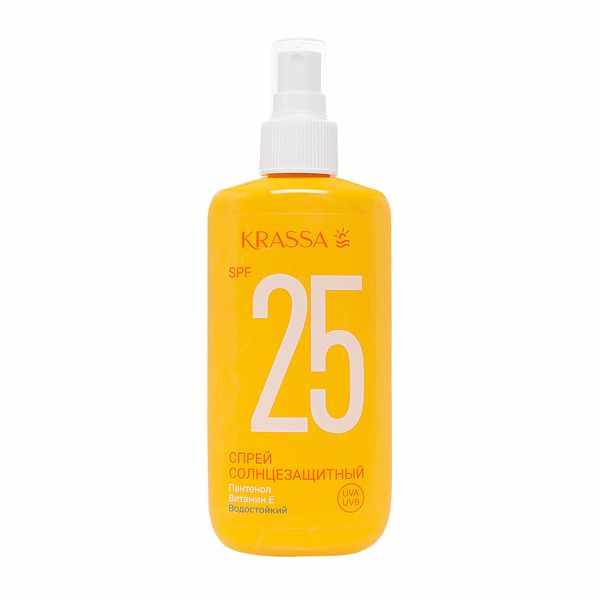 KRASSA СОЛНЦЕЗАЩИТНАЯ СЕРИЯ СПРЕЙ SPF 25 150МЛ