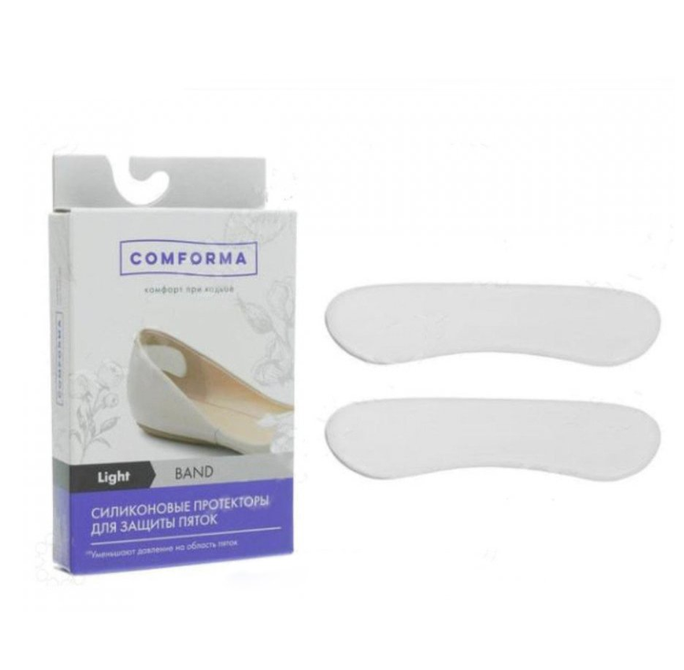 Протектор силиконовый для защиты пяток Comforma Light Band С 1415 размер универсальный